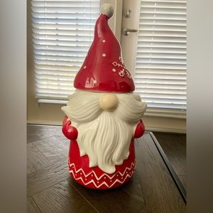 Christmas Gnome cookie jar